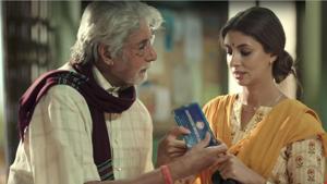The ad was even promoted as being Shweta Nanda’s acting debut opposite father Amitabh Bachchan. The ad was even promoted as being Shweta Nanda’s acting debut opposite father Amitabh Bachchan.