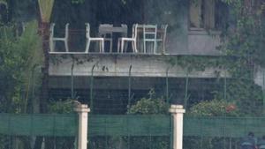 The back garden of the upscale cafe in Dhaka where a bloody siege killed 22 people, mostly foreigners, in 2016.(AFP File Photo) The back garden of the upscale cafe in Dhaka where a bloody siege killed 22 people, mostly foreigners, in 2016.(AFP File Photo)