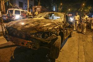 A Jaguar was also involved in a hit-and-run accident in Mumbai last month.(Shashi S Kashyap/ HT File) A Jaguar was also involved in a hit-and-run accident in Mumbai last month.(Shashi S Kashyap/ HT File)