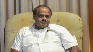 Karnataka chief minister HD Kumaraswamy, who is also the JD(S) state unit chief, during an interview at Karnataka Bhavan, in New Delhi.(Burhaan Kinu/HT PHOTO) Karnataka chief minister HD Kumaraswamy, who is also the JD(S) state unit chief, during an interview at Karnataka Bhavan, in New Delhi.(Burhaan Kinu/HT PHOTO)