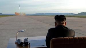 North Korean leader Kim Jong Un watches the launch of a Hwasong-12 missile on September 16.(Reuters/File Photo) North Korean leader Kim Jong Un watches the launch of a Hwasong-12 missile on September 16.(Reuters/File Photo)