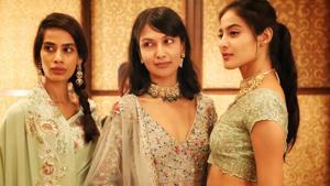 Models taking part on the second of the fitting sessions at the India Couture Week 2018.(FDCI/Facebook) Models taking part on the second of the fitting sessions at the India Couture Week 2018.(FDCI/Facebook)