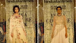 Tarun Tahiliani’s collection, titled In Elysium, at the India Couture Week 2018 was a modern take (light and airy dresses with subtle skin-baring) on traditional, majestic silhouettes (rich textures) that are a perfect fit for modern brides.(Raajessh Kashyap/HT Photo) Tarun Tahiliani’s collection, titled In Elysium, at the India Couture Week 2018 was a modern take (light and airy dresses with subtle skin-baring) on traditional, majestic silhouettes (rich textures) that are a perfect fit for modern brides.(Raajessh Kashyap/HT Photo)