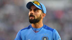 Virat Kohli is the only cricketer present in the top 10.(AFP) Virat Kohli is the only cricketer present in the top 10.(AFP)
