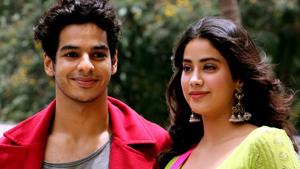 Ishaan Khatter (L) and Janhvi Kapoor’s Dhadak is strong at the box office.(AFP) Ishaan Khatter (L) and Janhvi Kapoor’s Dhadak is strong at the box office.(AFP)