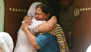 Relatives mourn the death of 11 members of a family in north Delhi’s Burari, July 1, 2018.(Raj K Raj/HT File Photo) Relatives mourn the death of 11 members of a family in north Delhi’s Burari, July 1, 2018.(Raj K Raj/HT File Photo)