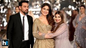Falguni and Shane keep showcasing their collection abroad, and this was their debut couture show in India.(Raajessh Kashyap/HT Photo) Falguni and Shane keep showcasing their collection abroad, and this was their debut couture show in India.(Raajessh Kashyap/HT Photo)