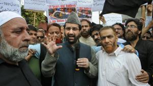 Hurriyat Conference Chairperson Mirwaiz Umar Farooq said the people of Kashmir are cautiously and carefully watching the events around the hearing on the Article 35A.(PTI File Photo) Hurriyat Conference Chairperson Mirwaiz Umar Farooq said the people of Kashmir are cautiously and carefully watching the events around the hearing on the Article 35A.(PTI File Photo)