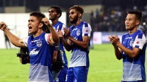 Bengaluru FC lost in the Indian Super League final to Chennaiyin.(PTI) Bengaluru FC lost in the Indian Super League final to Chennaiyin.(PTI)