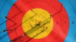 Jyothi Surekha Vennam and Muskan Kirar are two regulars in the women’s team.(Getty Images) Jyothi Surekha Vennam and Muskan Kirar are two regulars in the women’s team.(Getty Images)