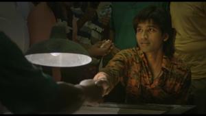Dhanush in a still from Vada Chennai. Dhanush in a still from Vada Chennai.
