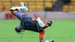 Dinesh Karthik made his Test comeback against Afghanistan in June.(PTI) Dinesh Karthik made his Test comeback against Afghanistan in June.(PTI)