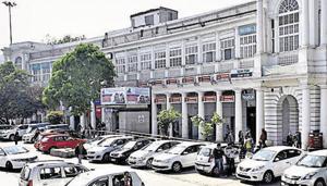 In August 2017, NDMC installed sensors at 35 ground-level parking lots which were meant to tell drivers how many parking slots were available in and around Connaught Place and other parts of central Delhi.(Mohd Zakir/HT File Photo) In August 2017, NDMC installed sensors at 35 ground-level parking lots which were meant to tell drivers how many parking slots were available in and around Connaught Place and other parts of central Delhi.(Mohd Zakir/HT File Photo)