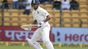 Shikhar Dhawan bagged a pair in India’s warm-up match against Essex at Chelmsford.(AP) Shikhar Dhawan bagged a pair in India’s warm-up match against Essex at Chelmsford.(AP)