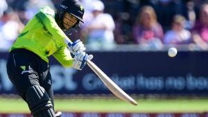 Smriti Mandhana hit four sixes in her record breaking innings.(Twitter) Smriti Mandhana hit four sixes in her record breaking innings.(Twitter)