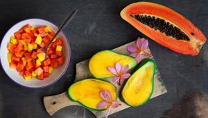Mangoes and papayas are rich in carotenoids which can help prevent acne.(Shutterstock) Mangoes and papayas are rich in carotenoids which can help prevent acne.(Shutterstock)