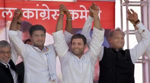 The Congress high command has devised a formula wherein prominent leaders may not contest the assembly elections so that they can devote more time to ensuring the party’s victory.(HT file photo) The Congress high command has devised a formula wherein prominent leaders may not contest the assembly elections so that they can devote more time to ensuring the party’s victory.(HT file photo)