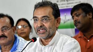 Union minister and Rashtriya Lok Samta Party chief Upendra Kushwaha said that the NGT chairman’s appointment had sent a very wrong message.(PTI File Photo) Union minister and Rashtriya Lok Samta Party chief Upendra Kushwaha said that the NGT chairman’s appointment had sent a very wrong message.(PTI File Photo)