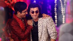 Vicky Kaushal and Ranbir Kapoor in a still from Sanju. Vicky Kaushal and Ranbir Kapoor in a still from Sanju.