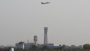 Construction of high-rise buildings is not permitted within a radius of 20 km from the airport without permission from concerned authorities.(Vipin Kumar/HT PHOTO) Construction of high-rise buildings is not permitted within a radius of 20 km from the airport without permission from concerned authorities.(Vipin Kumar/HT PHOTO)