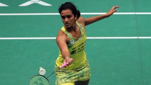 PV Sindhu, who had got a bye in the first round, opened her World Championship campaign with an easy 21-14 21-9 win over Indonesia’s Fitriani.(Getty Images) PV Sindhu, who had got a bye in the first round, opened her World Championship campaign with an easy 21-14 21-9 win over Indonesia’s Fitriani.(Getty Images)