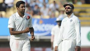 Indian cricket captain Virat Kohli (R) speaks to bowler Ravichandran Ashwin during the first day of the first Test cricket match between England and India at Edgbaston in Birmingham, England on August 1, 2018.(AP) Indian cricket captain Virat Kohli (R) speaks to bowler Ravichandran Ashwin during the first day of the first Test cricket match between England and India at Edgbaston in Birmingham, England on August 1, 2018.(AP)