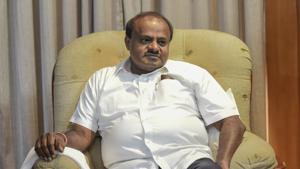 Karnataka chief minister HD Kumaraswamy during an interview at Karnataka Bhavan, in New Delhi.(Burhaan Kinu/HT File Photo) Karnataka chief minister HD Kumaraswamy during an interview at Karnataka Bhavan, in New Delhi.(Burhaan Kinu/HT File Photo)