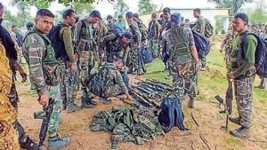 Police records show Maoists have looted 750 high grade weapons in Bastar region from the security personnel since 2001.(PTI File Photo) Police records show Maoists have looted 750 high grade weapons in Bastar region from the security personnel since 2001.(PTI File Photo)