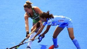 India take on Ireland in a bid to secure their spot in the Women’s Hockey World Cup 2018 semifinals on Thursday.(AP) India take on Ireland in a bid to secure their spot in the Women’s Hockey World Cup 2018 semifinals on Thursday.(AP)