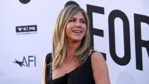 Actor Jennifer Aniston poses at the 46th AFI Life Achievement Award Gala in Los Angeles, California, U.S.(REUTERS) Actor Jennifer Aniston poses at the 46th AFI Life Achievement Award Gala in Los Angeles, California, U.S.(REUTERS)