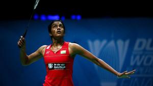 PV. Sindhu will face Akane Yamaguchi in the semi-finals of the World Championships.(Getty Images) PV. Sindhu will face Akane Yamaguchi in the semi-finals of the World Championships.(Getty Images)