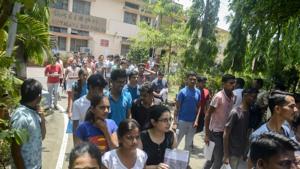 From 2019, JEE will be held in January and April and NEET in February and April. Along with this, the HRD ministry has announced a few other changes.(HT file) From 2019, JEE will be held in January and April and NEET in February and April. Along with this, the HRD ministry has announced a few other changes.(HT file)