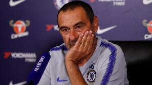 Community Shield match against Manchester will be Chelsea manager Maurizio Sarri’s first as the head coach.(Action Images via Reuters) Community Shield match against Manchester will be Chelsea manager Maurizio Sarri’s first as the head coach.(Action Images via Reuters)