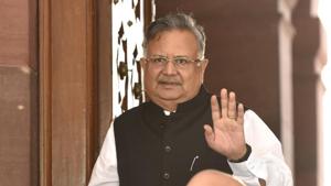 Chhattisgarh chief Minister Raman Singh in New Delhi.(Mohd Zakir/HT PHOTO) Chhattisgarh chief Minister Raman Singh in New Delhi.(Mohd Zakir/HT PHOTO)