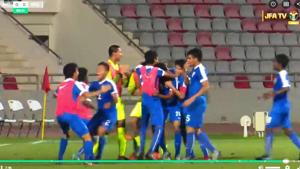 This is the first-ever victory for any Indian football team against Iraq in any format and among all age-groups.(Twitter (@@IndianFootball)) This is the first-ever victory for any Indian football team against Iraq in any format and among all age-groups.(Twitter (@@IndianFootball))