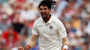 India's Ishant Sharma celebrates after taking the wicket of England's Dawid Malan at Edgbaston.(Action Images via Reuters) India's Ishant Sharma celebrates after taking the wicket of England's Dawid Malan at Edgbaston.(Action Images via Reuters)