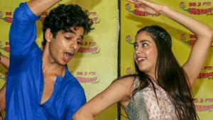 Bollywood actors Janhvi Kapoor and Ishaan Khattar during the promotion of their film Dhadak, in Mumbai.(PTI) Bollywood actors Janhvi Kapoor and Ishaan Khattar during the promotion of their film Dhadak, in Mumbai.(PTI)