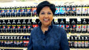 Former PepsiCo CEO Indra Nooyi poses for a portrait by products at the Tops SuperMarket in Batavia, New York.(Reuters File) Former PepsiCo CEO Indra Nooyi poses for a portrait by products at the Tops SuperMarket in Batavia, New York.(Reuters File)