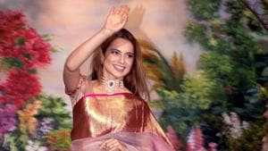 Kangana Ranaut is set to meet Sadhguru on Wednesday.(PTI) Kangana Ranaut is set to meet Sadhguru on Wednesday.(PTI)