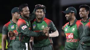 Bangladesh came back from 1-0 down to win T20 series 2-1 against West Indies.(AP) Bangladesh came back from 1-0 down to win T20 series 2-1 against West Indies.(AP)
