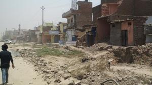 A view of NH 74 between Jaspur-Khatima in US Nagar.(HT Photo) A view of NH 74 between Jaspur-Khatima in US Nagar.(HT Photo)