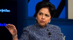 Indra Nooyi, chairman and chief executive officer of PepsiCo Inc., is the first foreign-born CEO of Pepsi and the first woman to lead the chips-and-soda behemoth.(Bloomberg)