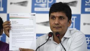 AAP’s chief spokesperson Saurabh Bharadwaj (pictured) said the opposition had deliberately created a wrong impression that since Delhi is a Union Territory, it cannot create nor have its own public service commission.(Saumya Khandelwal/HT File) AAP’s chief spokesperson Saurabh Bharadwaj (pictured) said the opposition had deliberately created a wrong impression that since Delhi is a Union Territory, it cannot create nor have its own public service commission.(Saumya Khandelwal/HT File)