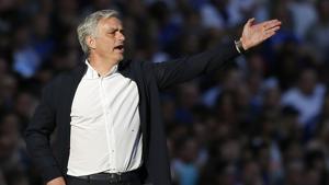 Manchester United's Portuguese manager Jose Mourinho gestures from the touchline during the English FA Cup final football match between Chelsea and Manchester United at Wembley stadium in London on May 19, 2018.(AFP) Manchester United's Portuguese manager Jose Mourinho gestures from the touchline during the English FA Cup final football match between Chelsea and Manchester United at Wembley stadium in London on May 19, 2018.(AFP)