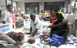 Inside BRD Hospital,Gorakhpur, August 30, 2017. The huge infectious disease burden and our failure to make the epidemiological transition should be used as an opportunity to revamp the institutional architecture.(Guddu / Hindustan Times) Inside BRD Hospital,Gorakhpur, August 30, 2017. The huge infectious disease burden and our failure to make the epidemiological transition should be used as an opportunity to revamp the institutional architecture.(Guddu / Hindustan Times)