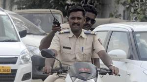 On Tuesday at 11.37am, Harmeet Batra (28), an interior designer, was coming from Delhi to attend a meeting in the city when he noticed a police officer riding a motorcycle without a helmet near Sikanderpur.(Picture for representation) On Tuesday at 11.37am, Harmeet Batra (28), an interior designer, was coming from Delhi to attend a meeting in the city when he noticed a police officer riding a motorcycle without a helmet near Sikanderpur.(Picture for representation)