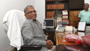 Newly-elected Deputy Chairman of the Rajya Sabha Harivansh Narayan Singh at his office in New Delhi.(Arvind Yadav/HT Photo) Newly-elected Deputy Chairman of the Rajya Sabha Harivansh Narayan Singh at his office in New Delhi.(Arvind Yadav/HT Photo)