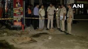 The tank was empty when the two men got inside. They fell unconscious and when rushed to hospital, were pronounced dead, said police.(ANI/Twitter) The tank was empty when the two men got inside. They fell unconscious and when rushed to hospital, were pronounced dead, said police.(ANI/Twitter)