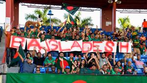 Supporters of Bangladesh during the 3rd and final T20i match between West Indies and Bangladesh at Central Broward Regional Park Stadium in Fort Lauderdale, Florida, on August 5, 2018(AFP) Supporters of Bangladesh during the 3rd and final T20i match between West Indies and Bangladesh at Central Broward Regional Park Stadium in Fort Lauderdale, Florida, on August 5, 2018(AFP)