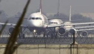 One of the three runways at Delhi’s Indira Gandhi International Airport was closed for over an hour on Thursday after the pilot of a Chennai-bound flight spotted an unidentified flying object and alerted air traffic control.(Picture for representation) One of the three runways at Delhi’s Indira Gandhi International Airport was closed for over an hour on Thursday after the pilot of a Chennai-bound flight spotted an unidentified flying object and alerted air traffic control.(Picture for representation)